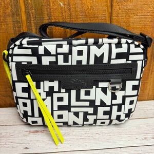 Longchamp Le Pliage Medium Nylon Logo Camera Crossbody Bag